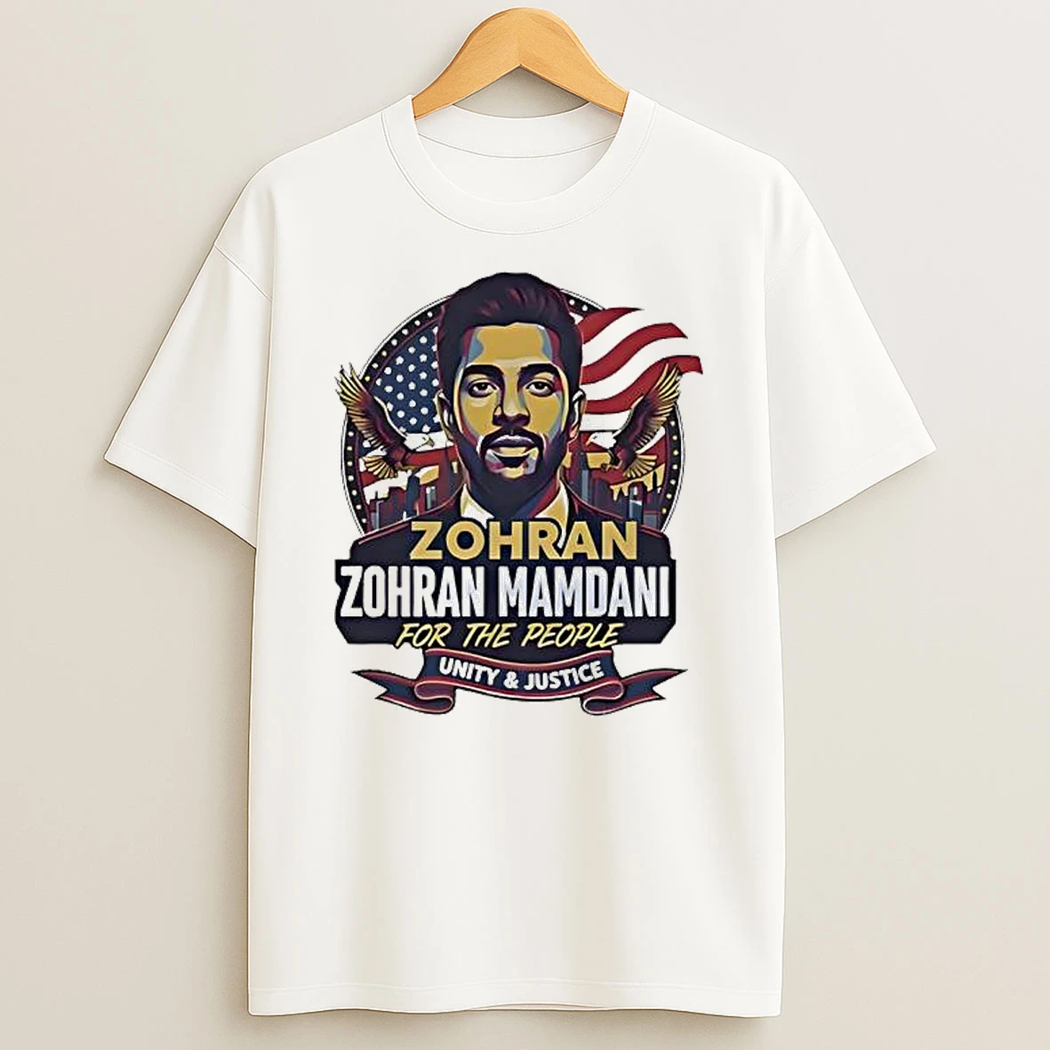 Zohran Mamdani For The People Unity And Justice Usa Flag Shirts