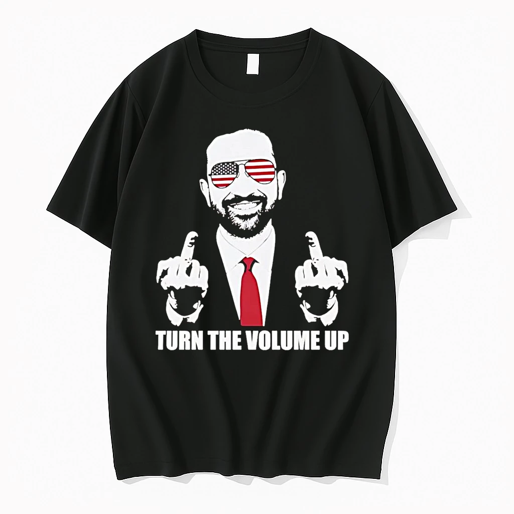 Zohran Mamdani Middle Finger Turn The Volume Up Shirts