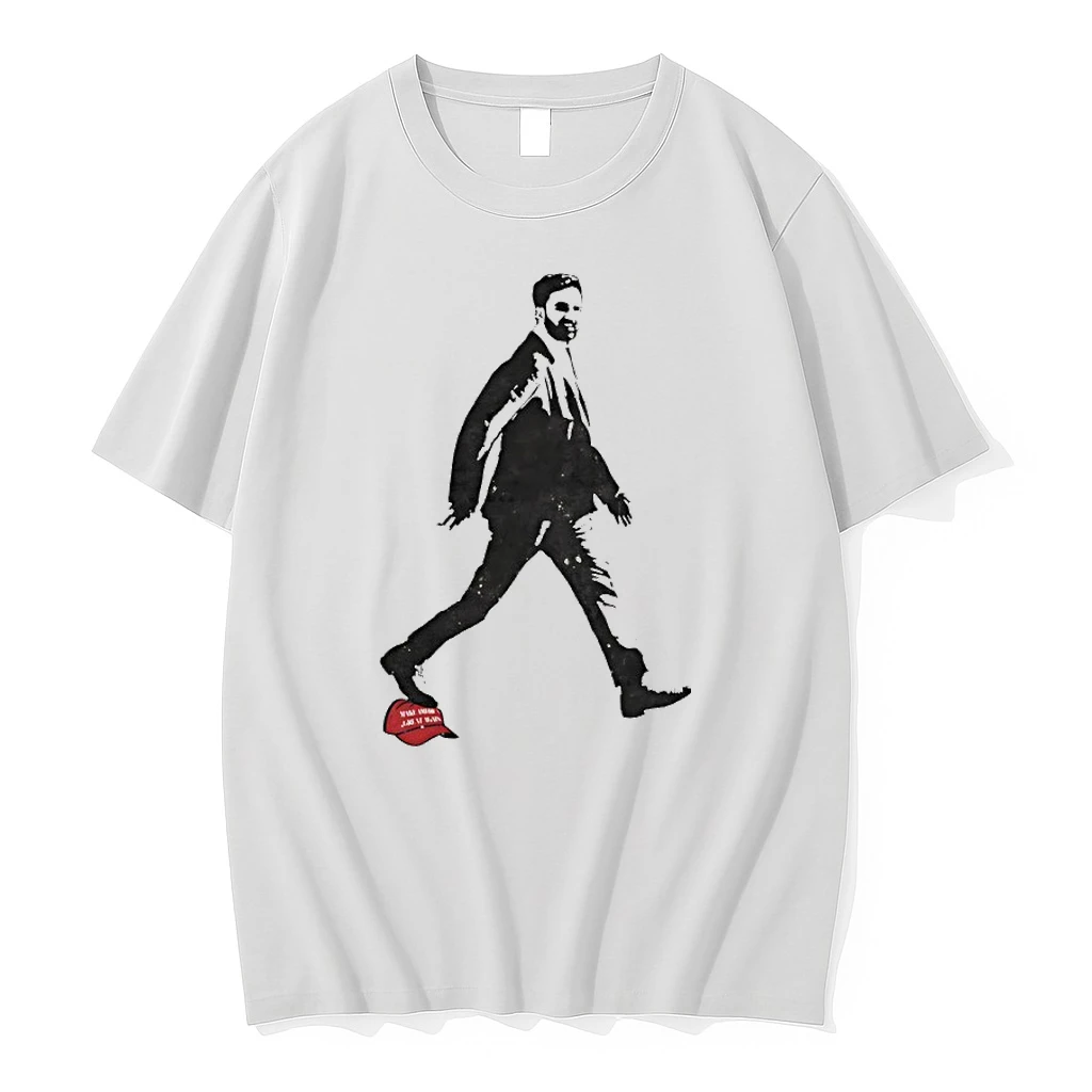 Zohran Mamdani Walking Stomping On Maga Hats Shirts