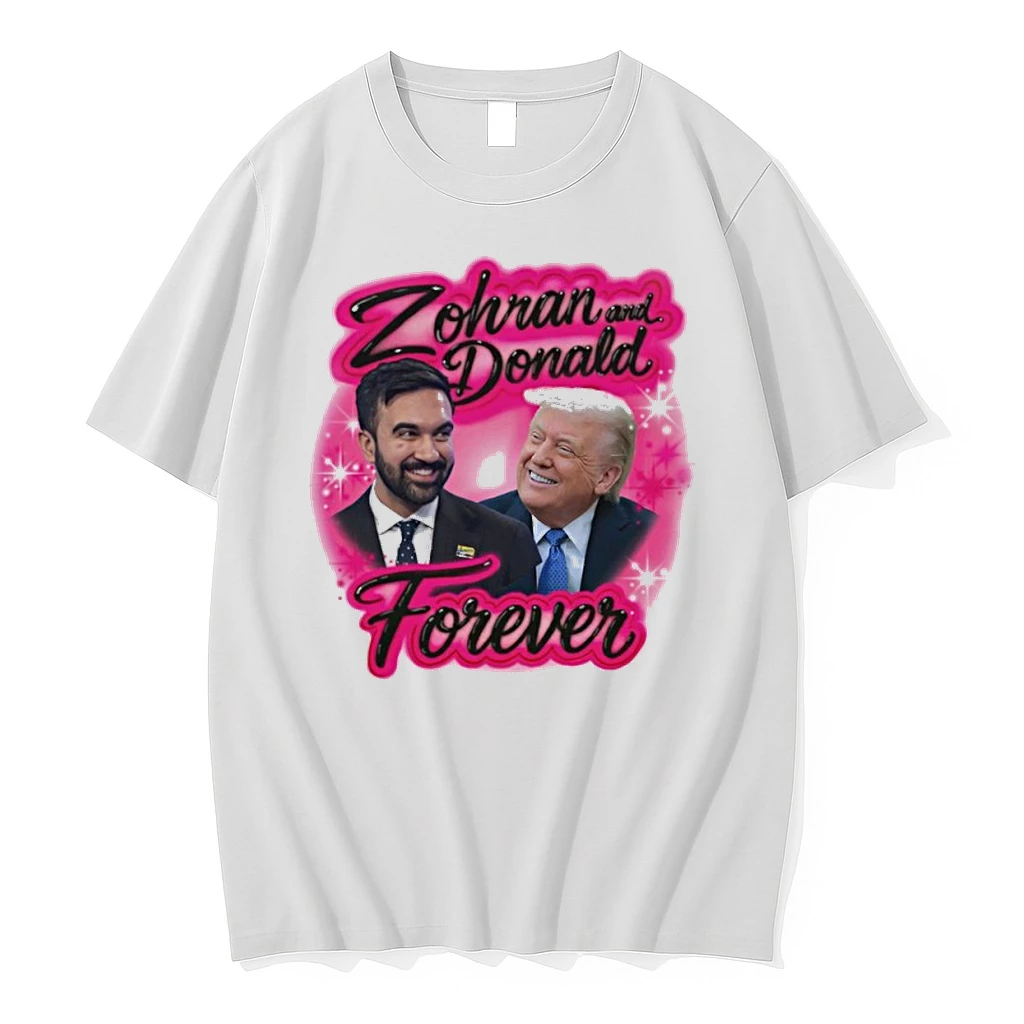 Zohran And Donald Trump Airbrush Shirts