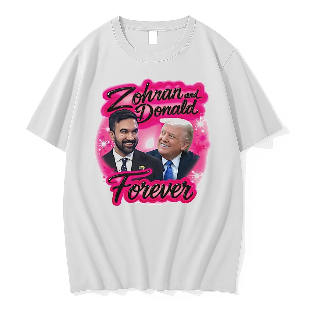 Zohran And Donald Airbrush Forever Shirts