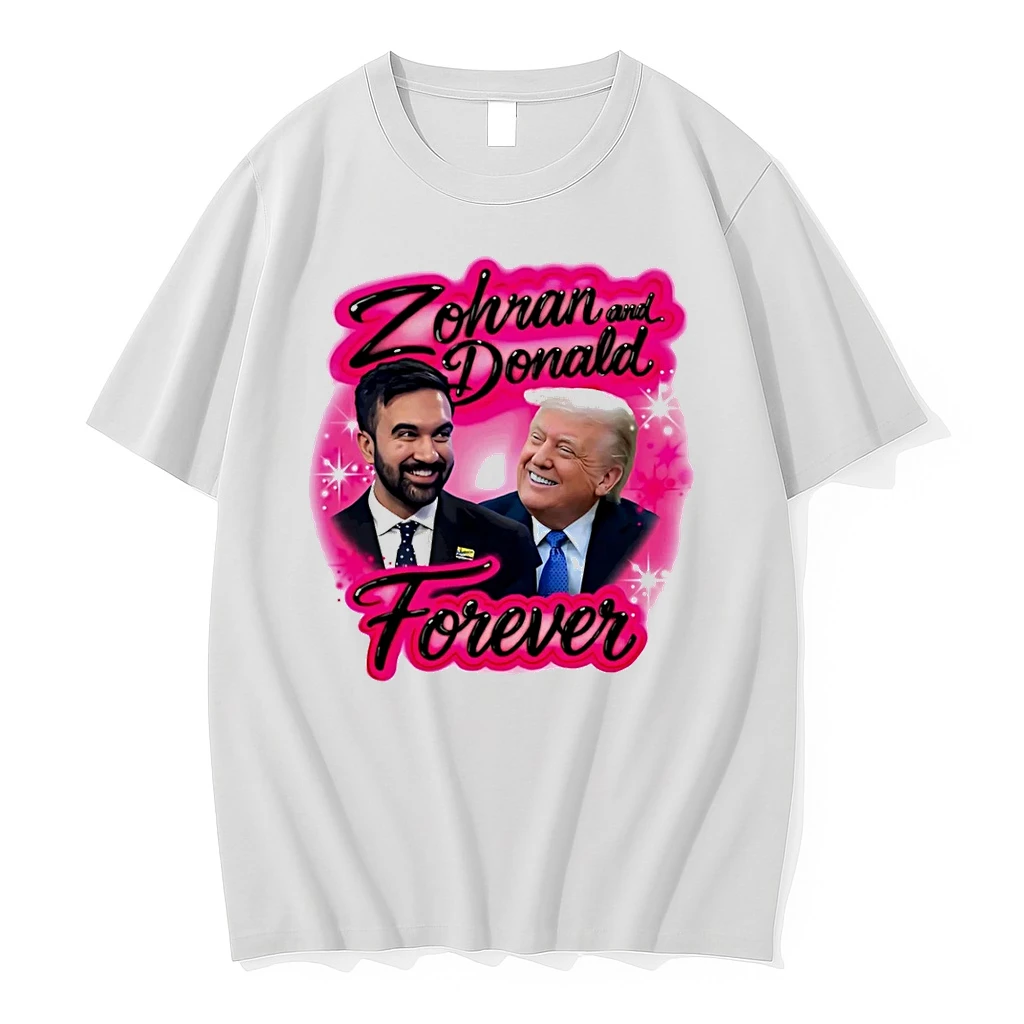 Zohran And Trump Airbrush Forever Shirts