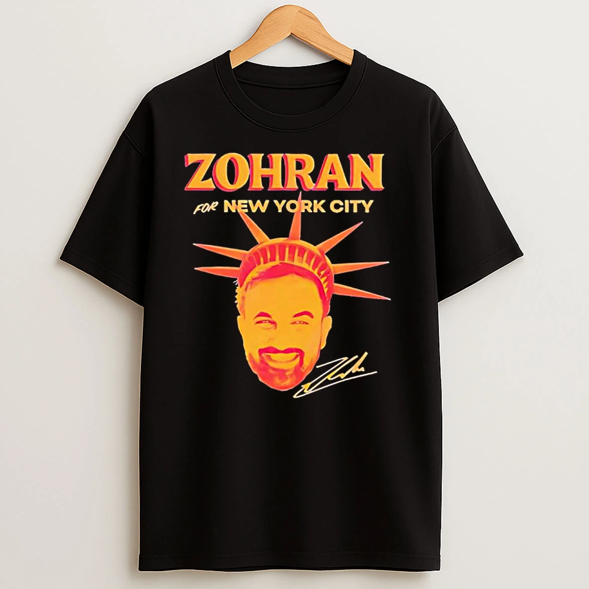 Zohran For New York City Signature 2025 T Shirts