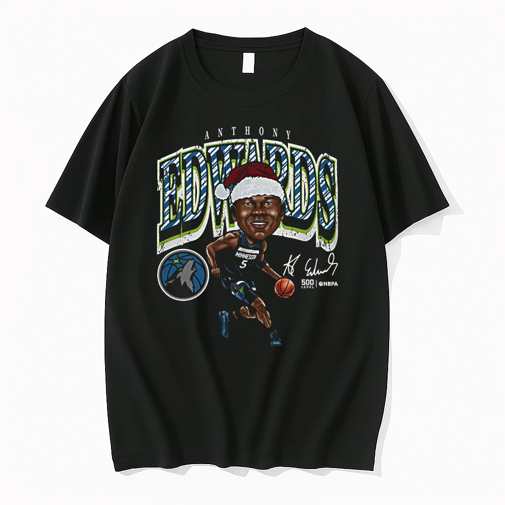 Anthony Edwards Minnesota Timberwolves T Shirt Nba Nbpa 14 Shirts