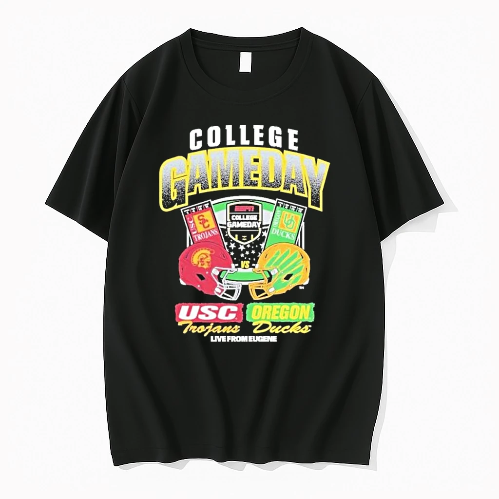 Mofxn896 Usc Vs Oregon Matchup College Gameday Football Shirts