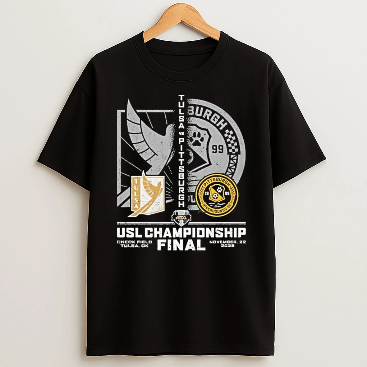 Pmml9dv0 Usl Championship Final 2025 Fc Tulsa Vs Pittsburgh Riverhounds Sc November 22 Shirts