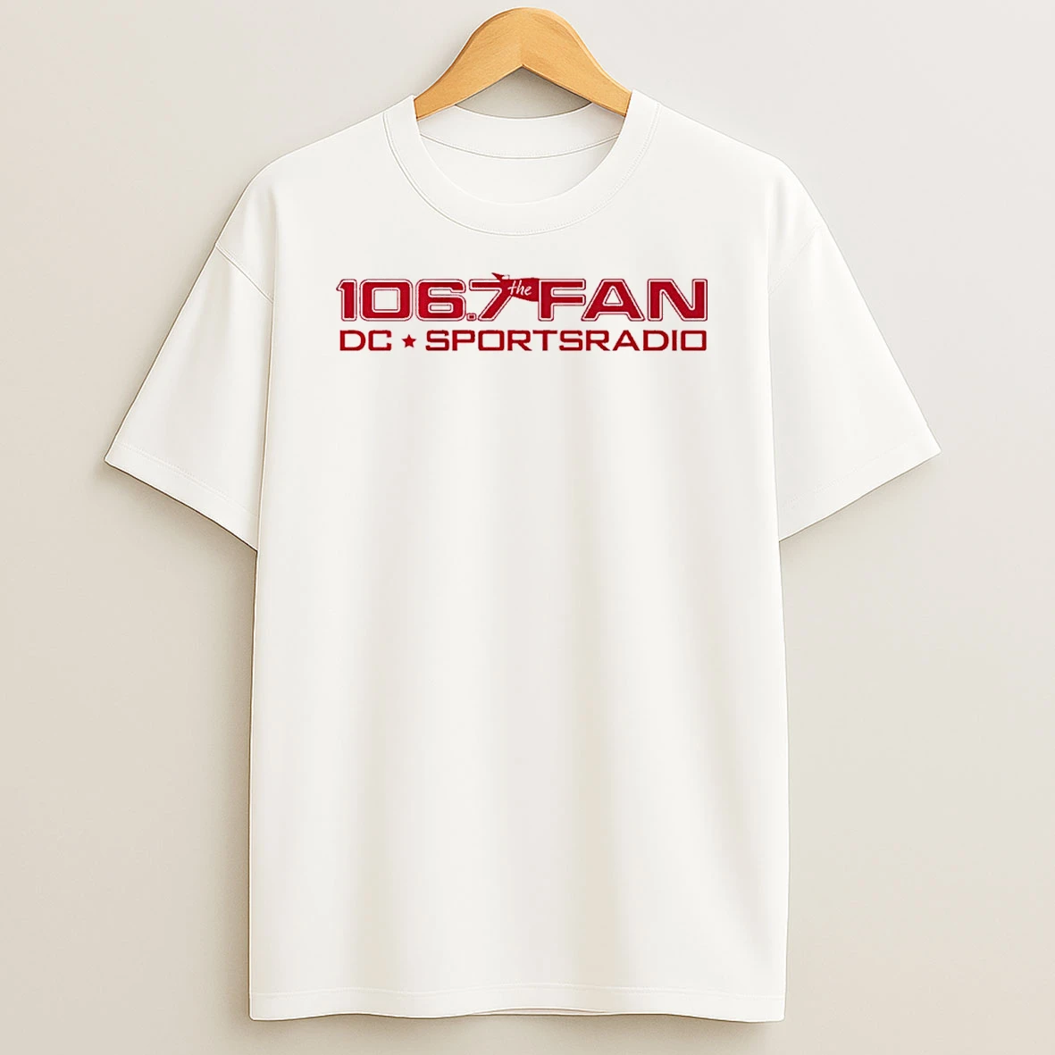 106 7 The Fan Dc Sports Radio Logo Shirts