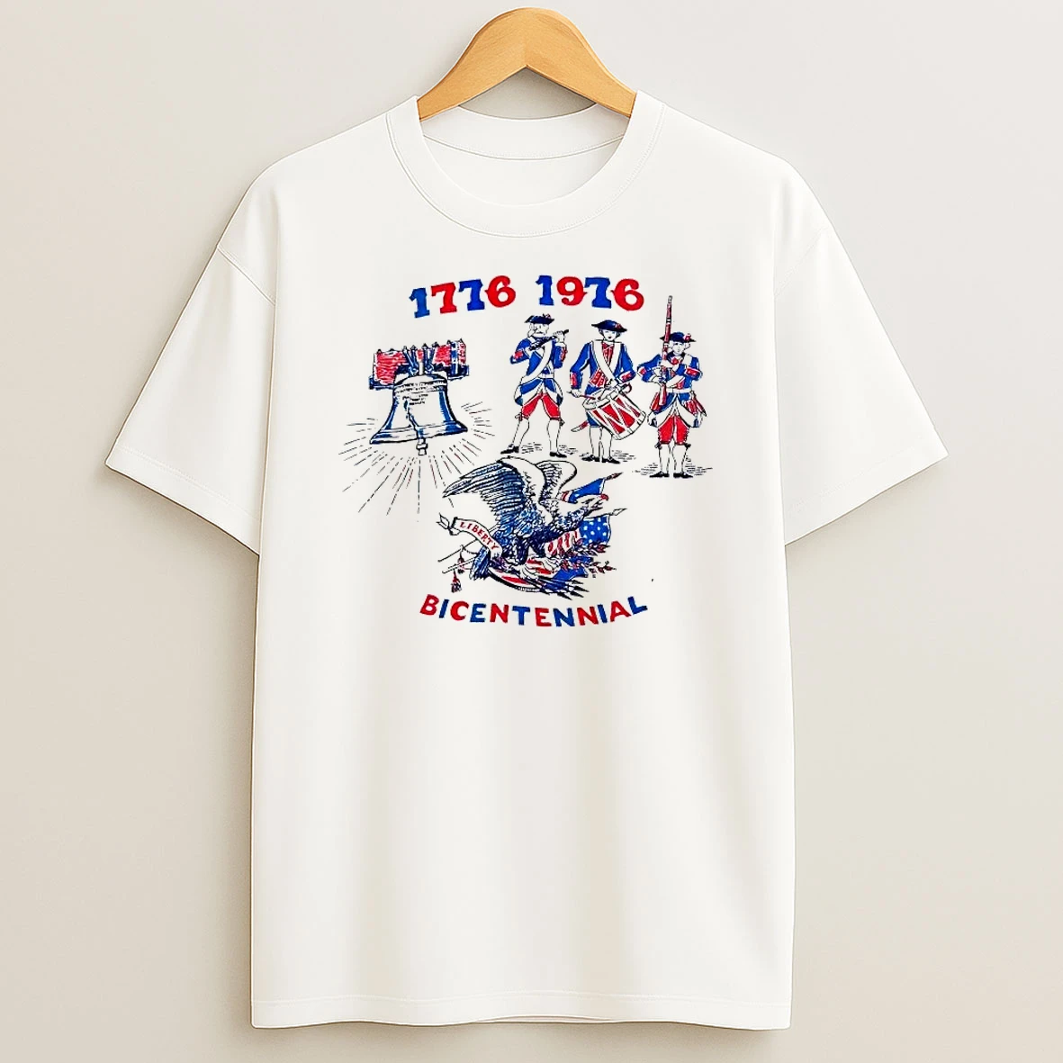 1776 1976 Bicentennial America History Shirts