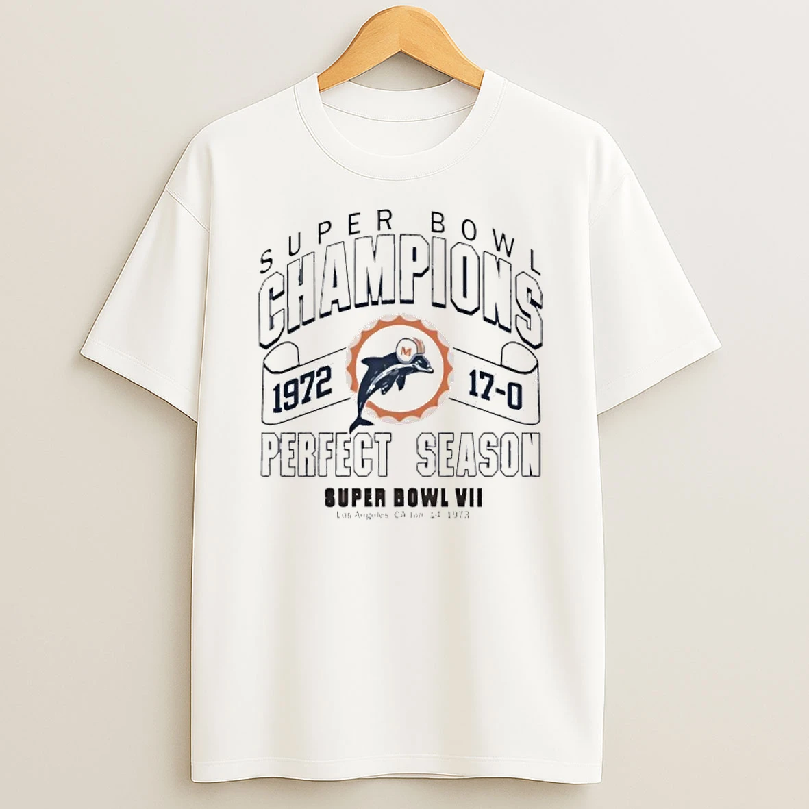 1972 Miami Dolphins Super Bowl Champions Perfect Season Shirts