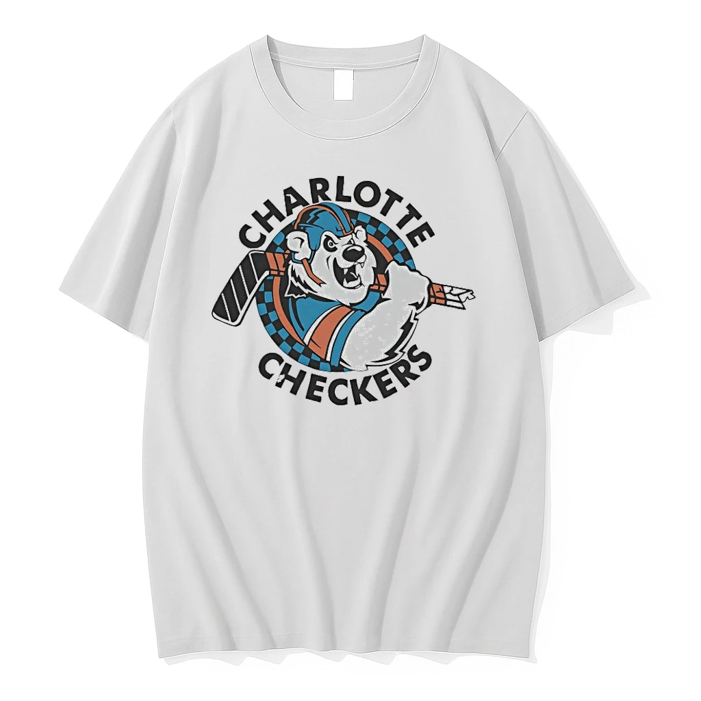 1993 Charlotte Checkers Logo Shirts