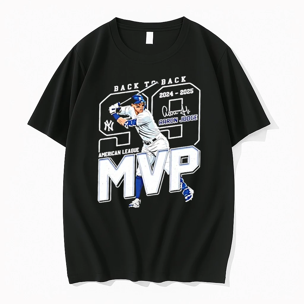 2024 2025 Back To Back American League Mvp New York Yankees 99 Aaron Judge Signature Shirts
