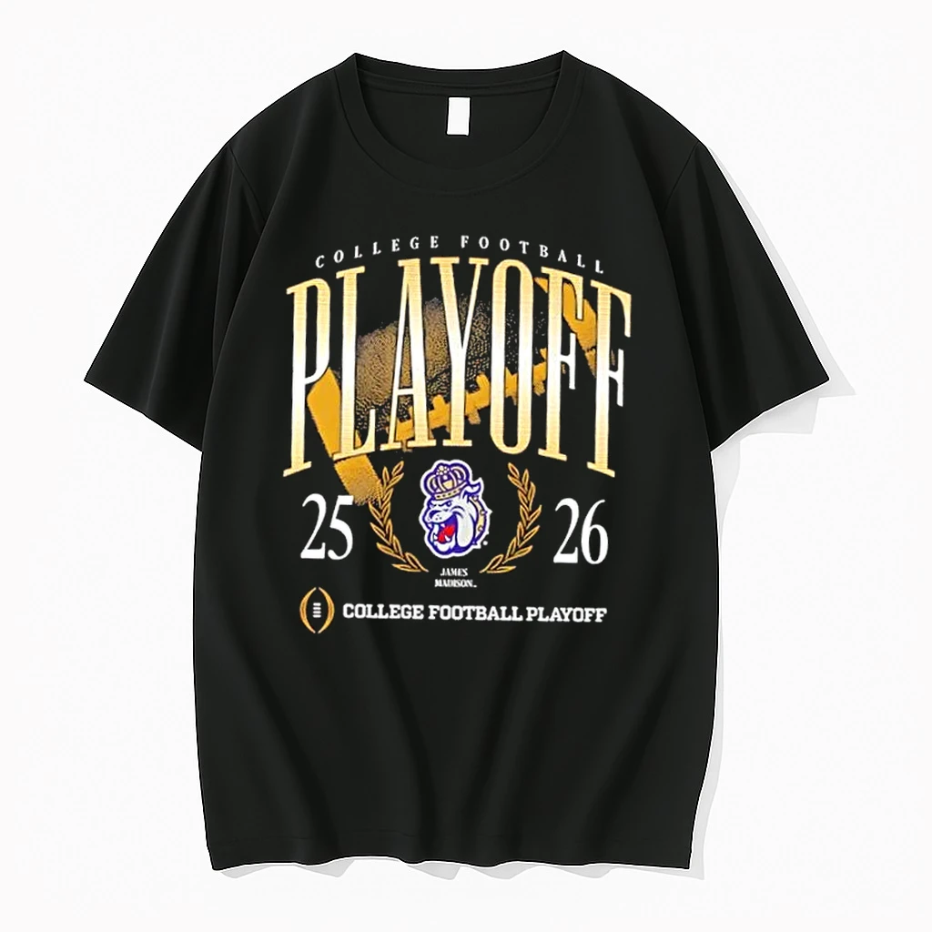 2025 2026 College Football Playoff Cfp Jmu James Madison Dukes Football Shirts