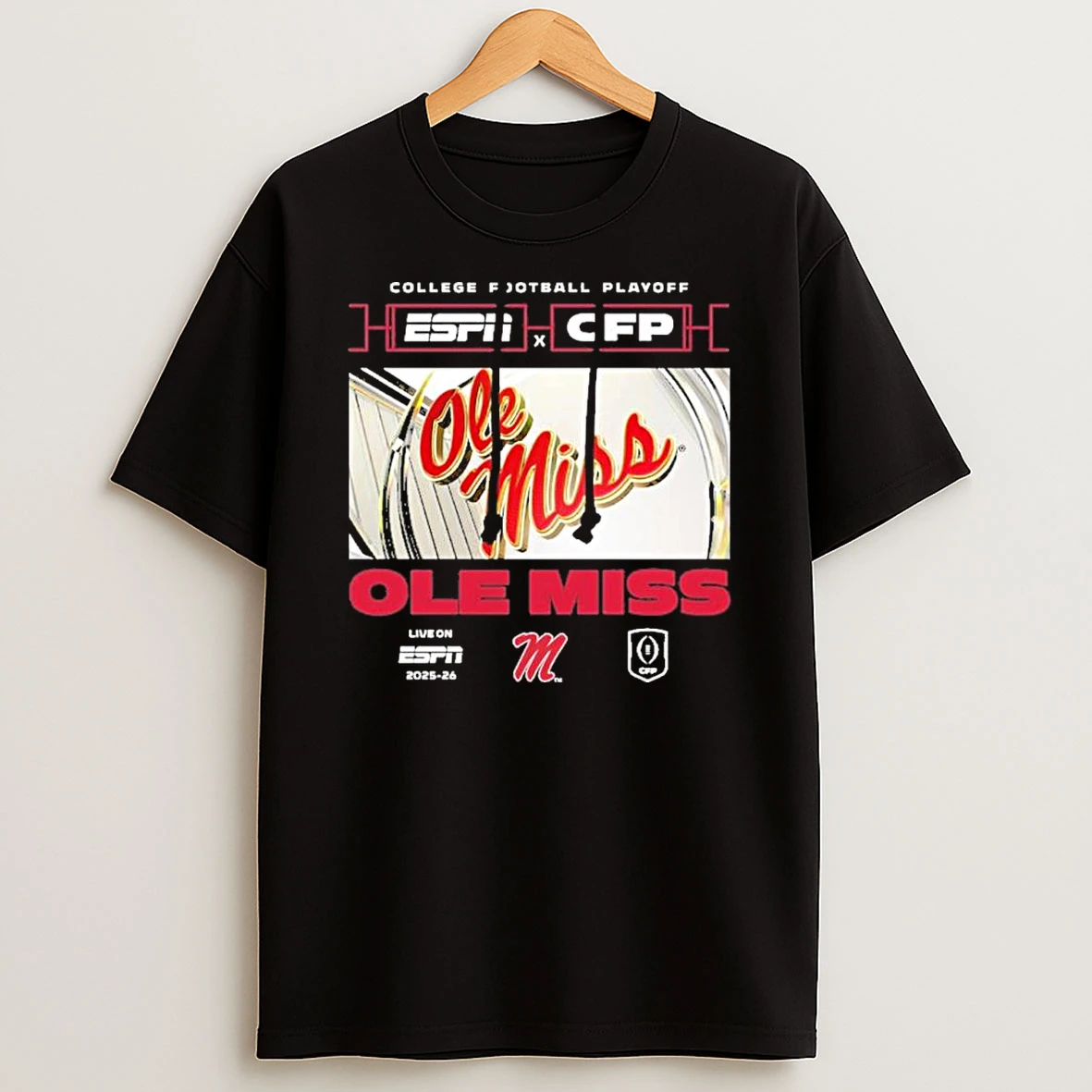 2025 26 Cfp Ole Miss Rebels Window Shirts