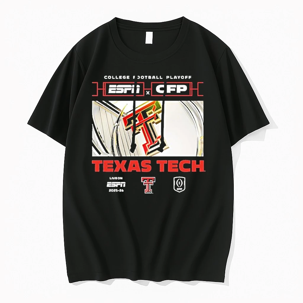 2025 26 Cfp Texas Tech Red Raiders Window Shirts