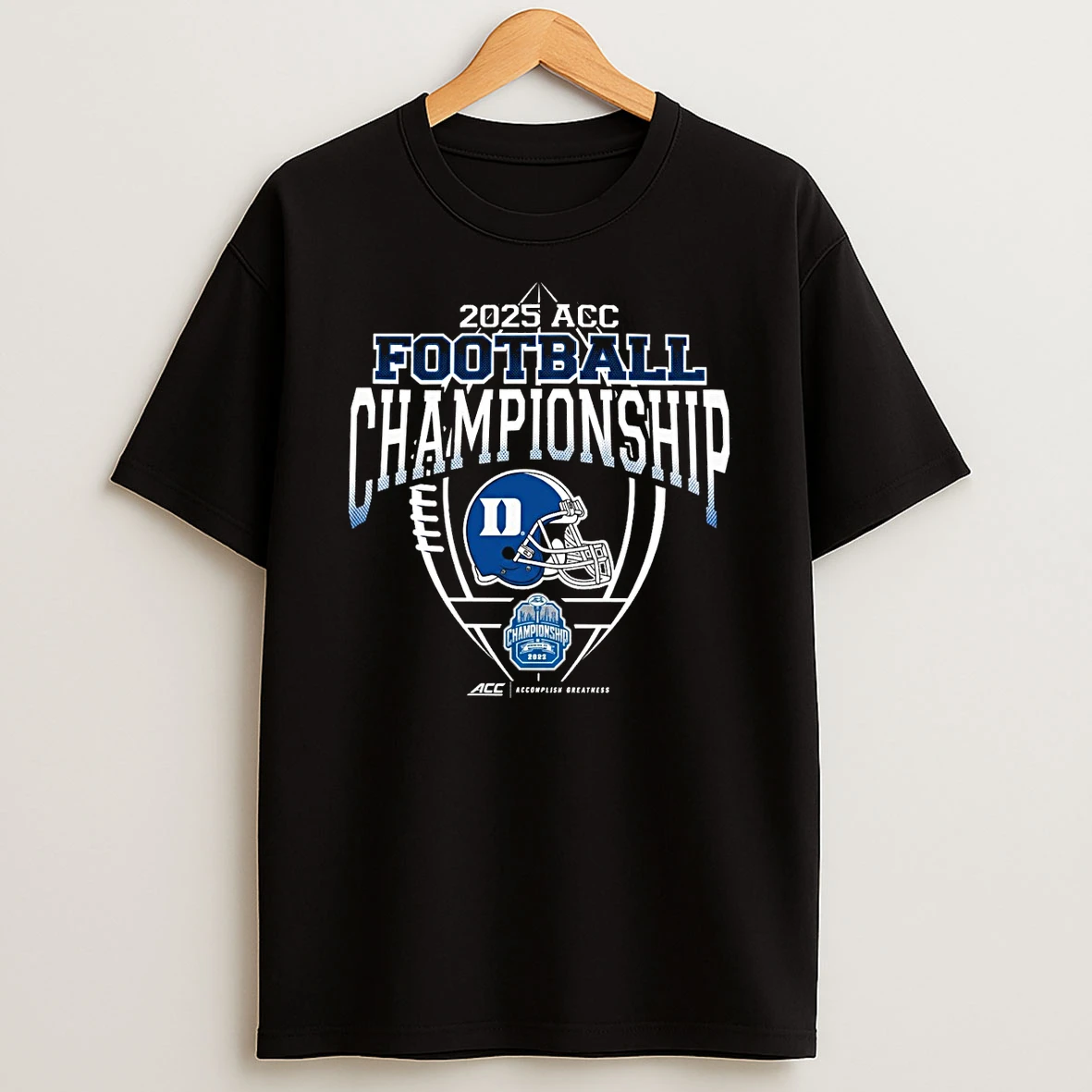 2025 Atlantic Coast Conference Football Championship Duke Blue Devils Champion Shirts