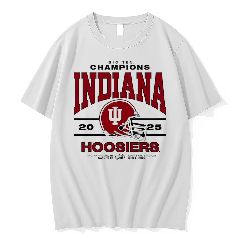 2025 Big Ten Conference Champions Indiana Hoosiers Helmet Shirts