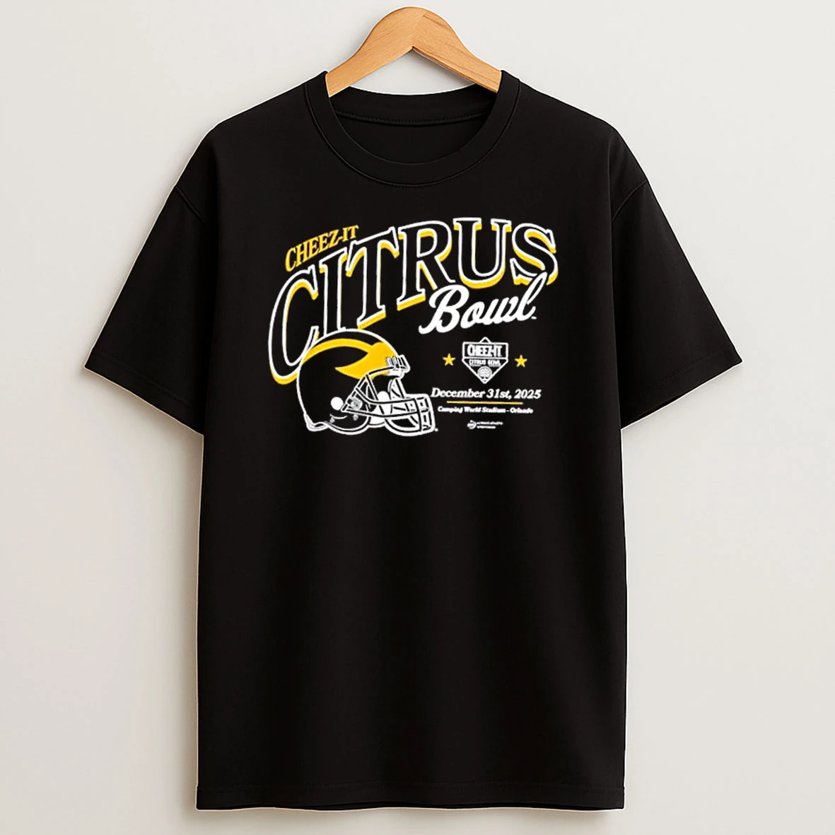 2025 Cheez It Citrus Bowl Michigan Football Helmet Shirts