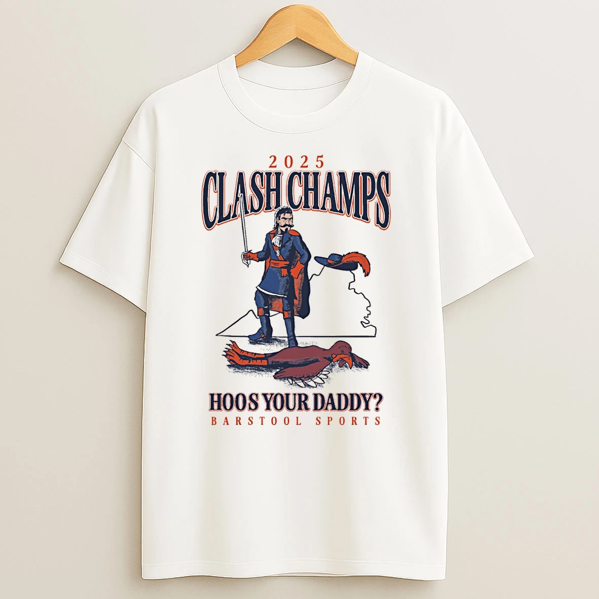 2025 Clash Champs Hoos Your Daddy Virginia Cavaliers Vs Virginia Tech Hokies Shirts