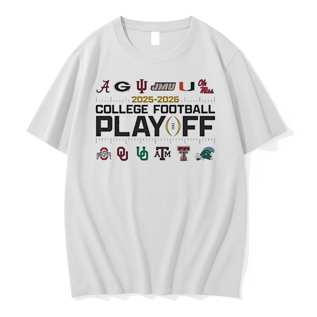 2025 College Football Playoff Elite 12 Teams Shirts