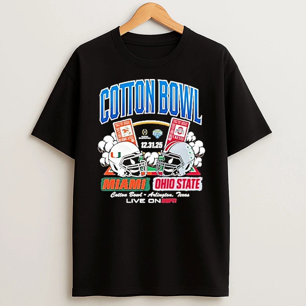 2025 Cotton Bowl Head To Head Shirts