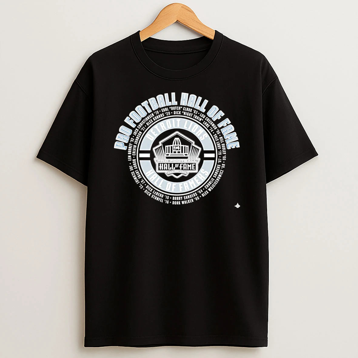 2025 Detroit Lions Pro Football Hall Of Famers Canton Ohio Shirts