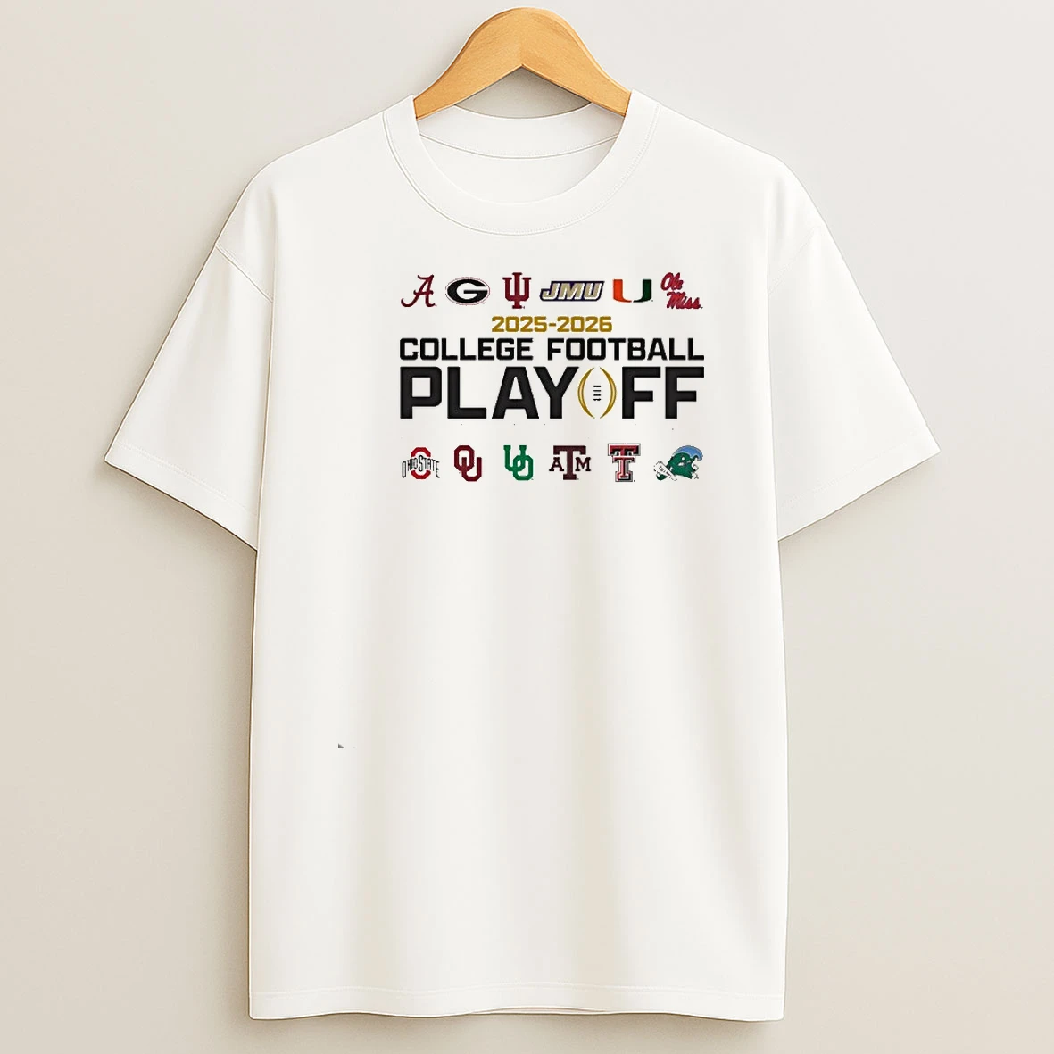 2025 Elite 12 College Football Playoff Logo Shirts