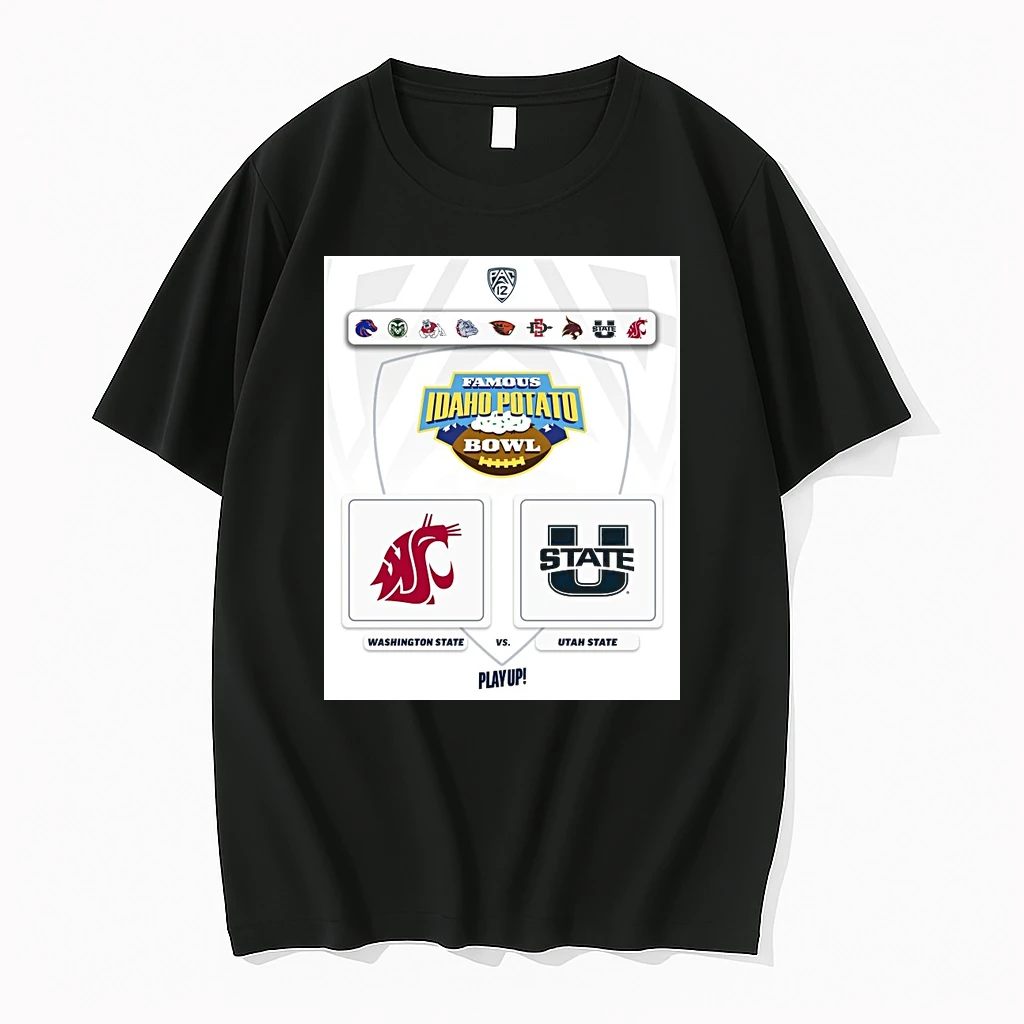 2025 Famous Idaho Potato Bowl Washington State Cougars Vs Utah State Aggies Shirts