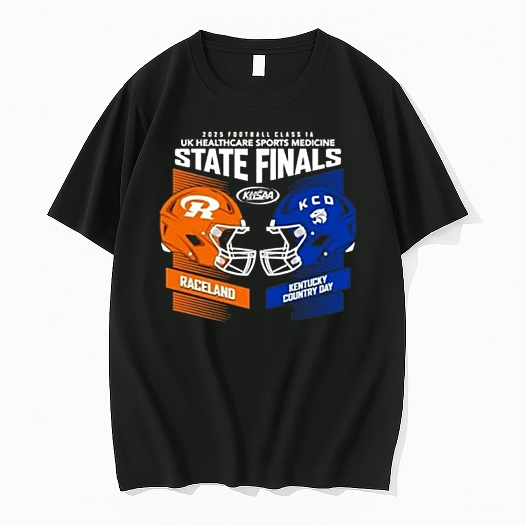 2025 Football Class 1a Khsaa Uk Healthcare Sports Medicine State Finals Raceland Vs Kentucky Country Day Helmets Shirts