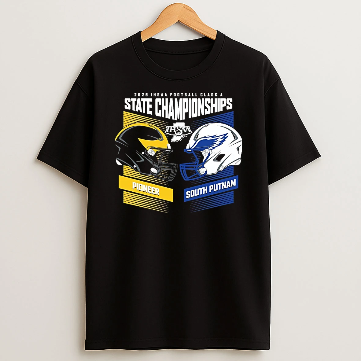 2025 Ihsaa Football State Championships Pioneer Panthers Vs South Putnam Eagles Head To Head Class 5a Shirts