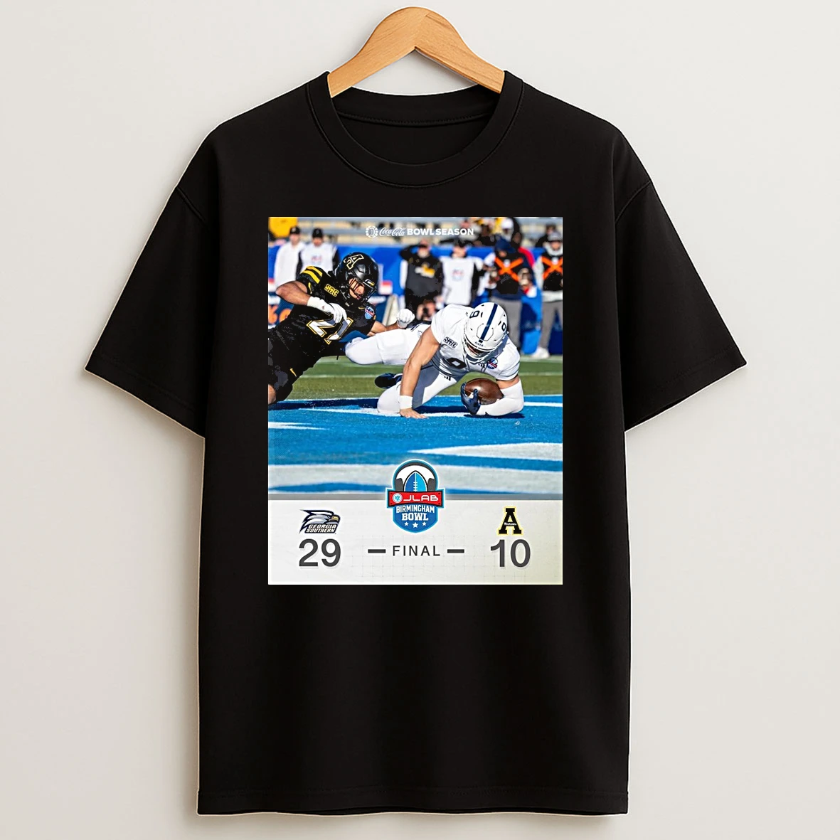 2025 Jlab Birmingham Bowl Georgia Southern Defeated Appalachian State Final Score 29 10 Shirts