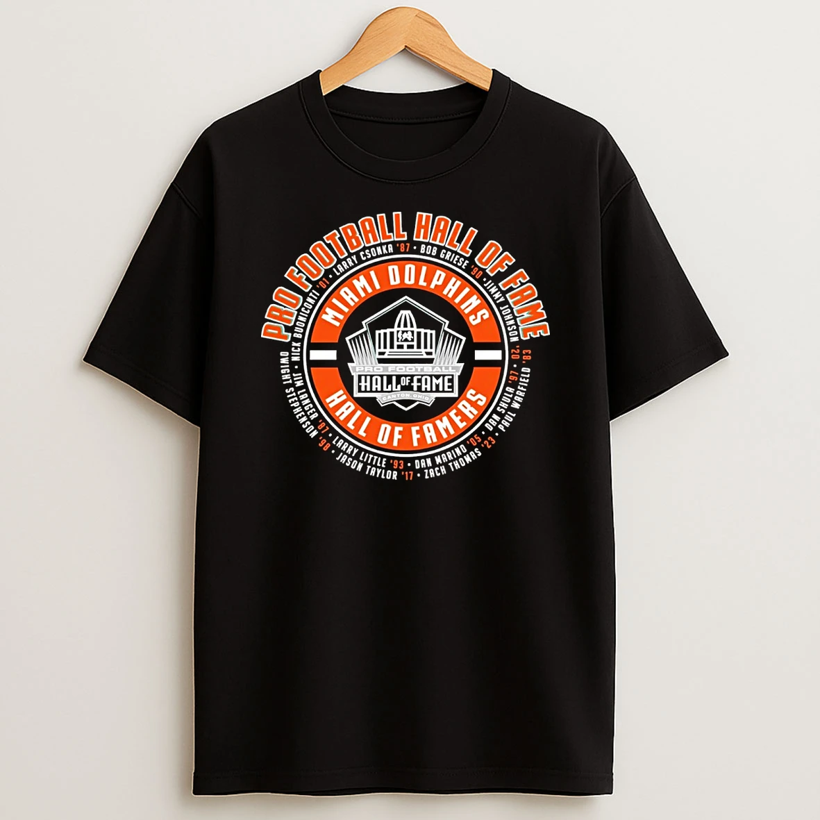 2025 Miami Dolphins Pro Football Hall Of Famers Canton Ohio Shirts