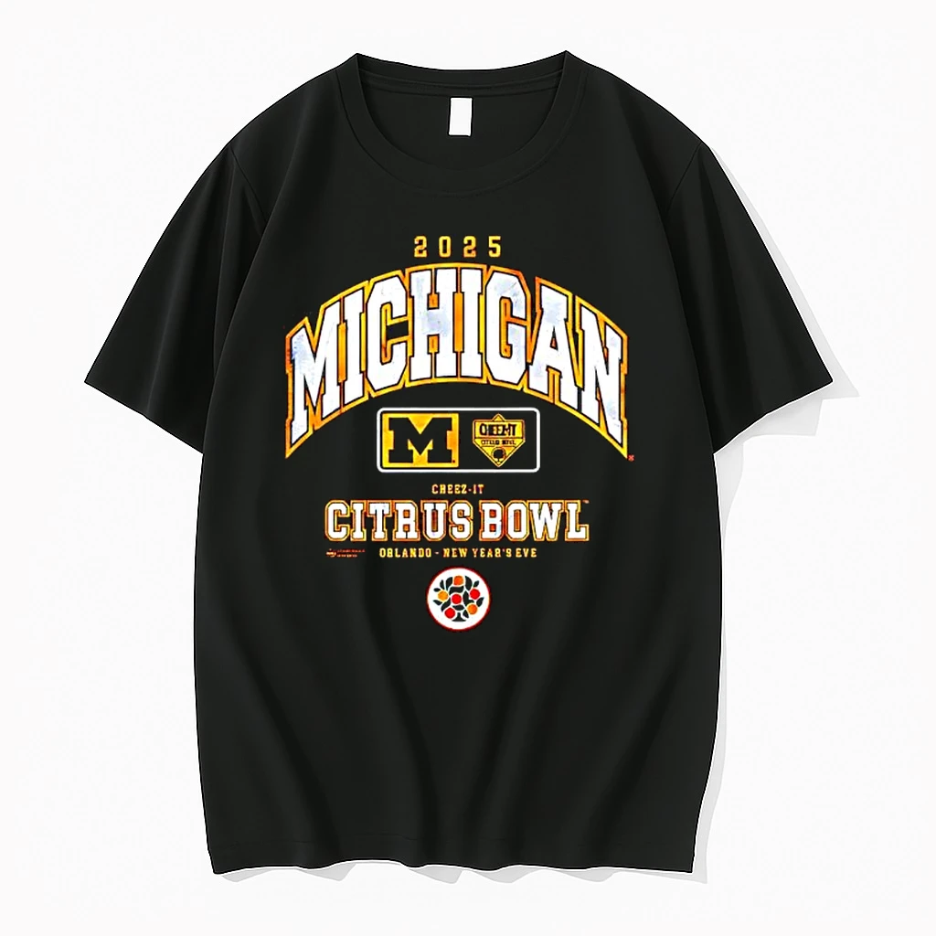 2025 Michigan Orlando Cheez It Citrus Bowl New Years Eve Shirts