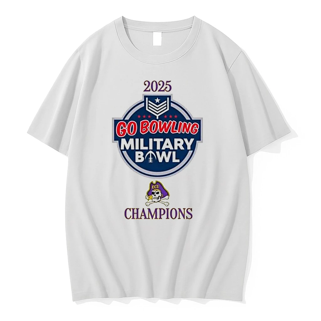 2025 Military Bowl Champions Ecu Pirates Shirts