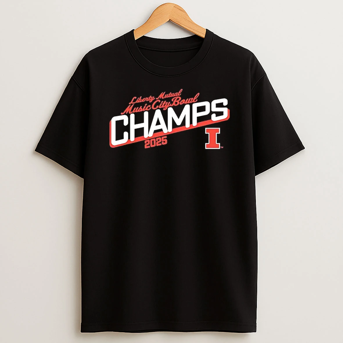 2025 Music City Bowl Champs Illinois Fighting Illini Shirts
