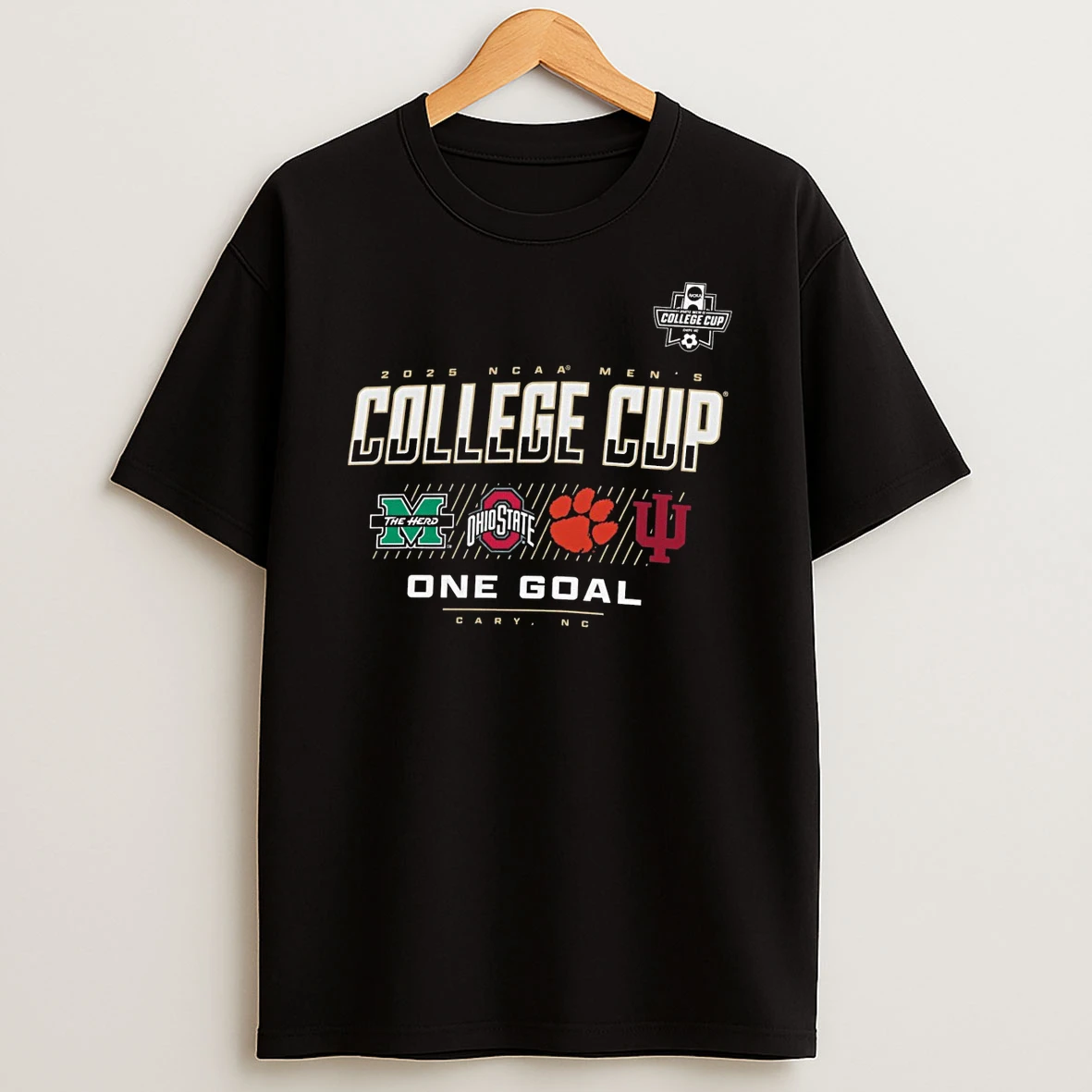 2025 Ncaa Mens One Goal College Cup Champion One Goal Cary Nc Shirts