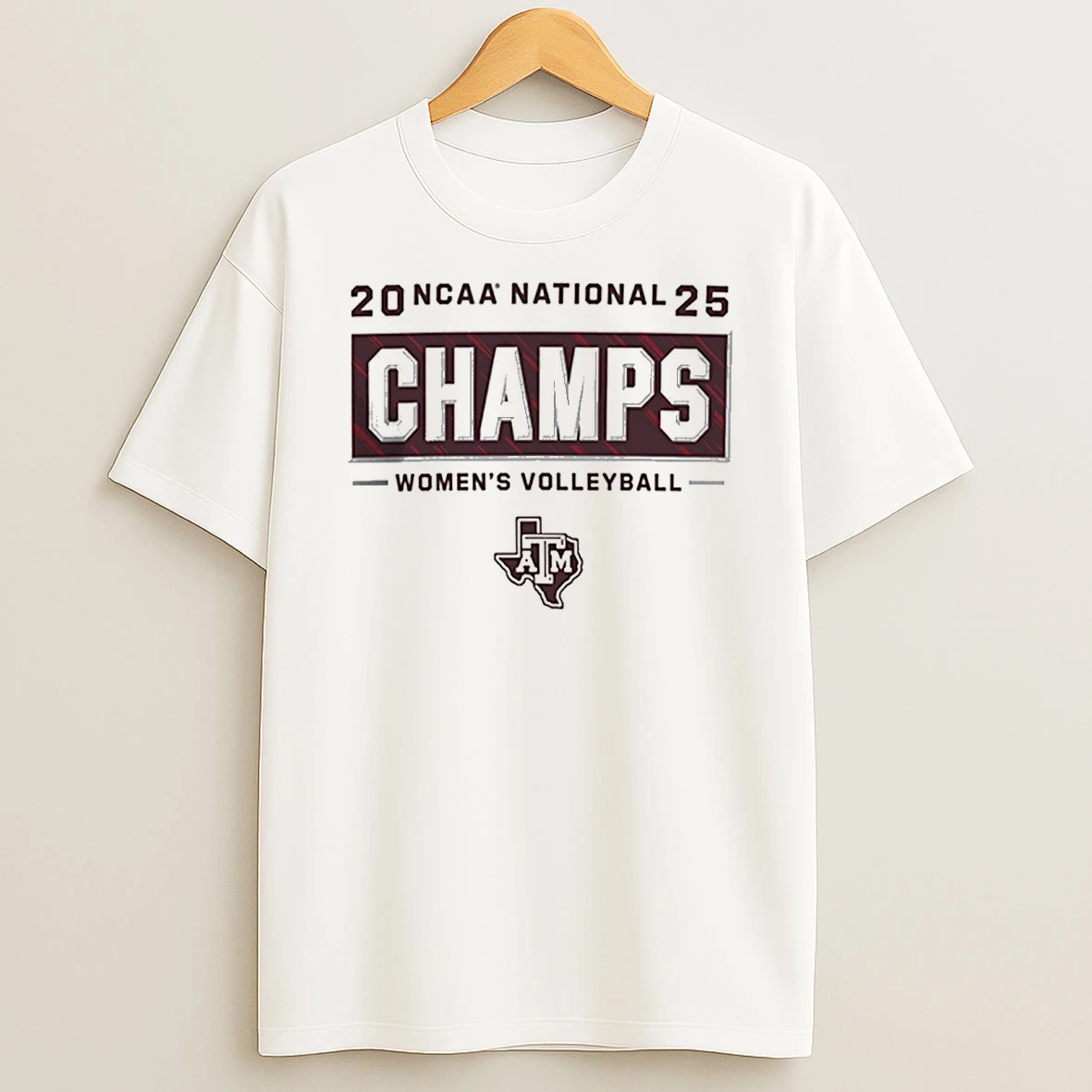 2025 Ncaa National Champs Womens Volleyball Texas Am Aggies Shirts
