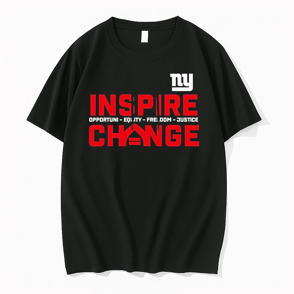 2025 New York Giants Inspire Change Opportunity Equity Freedom Justice Shirts