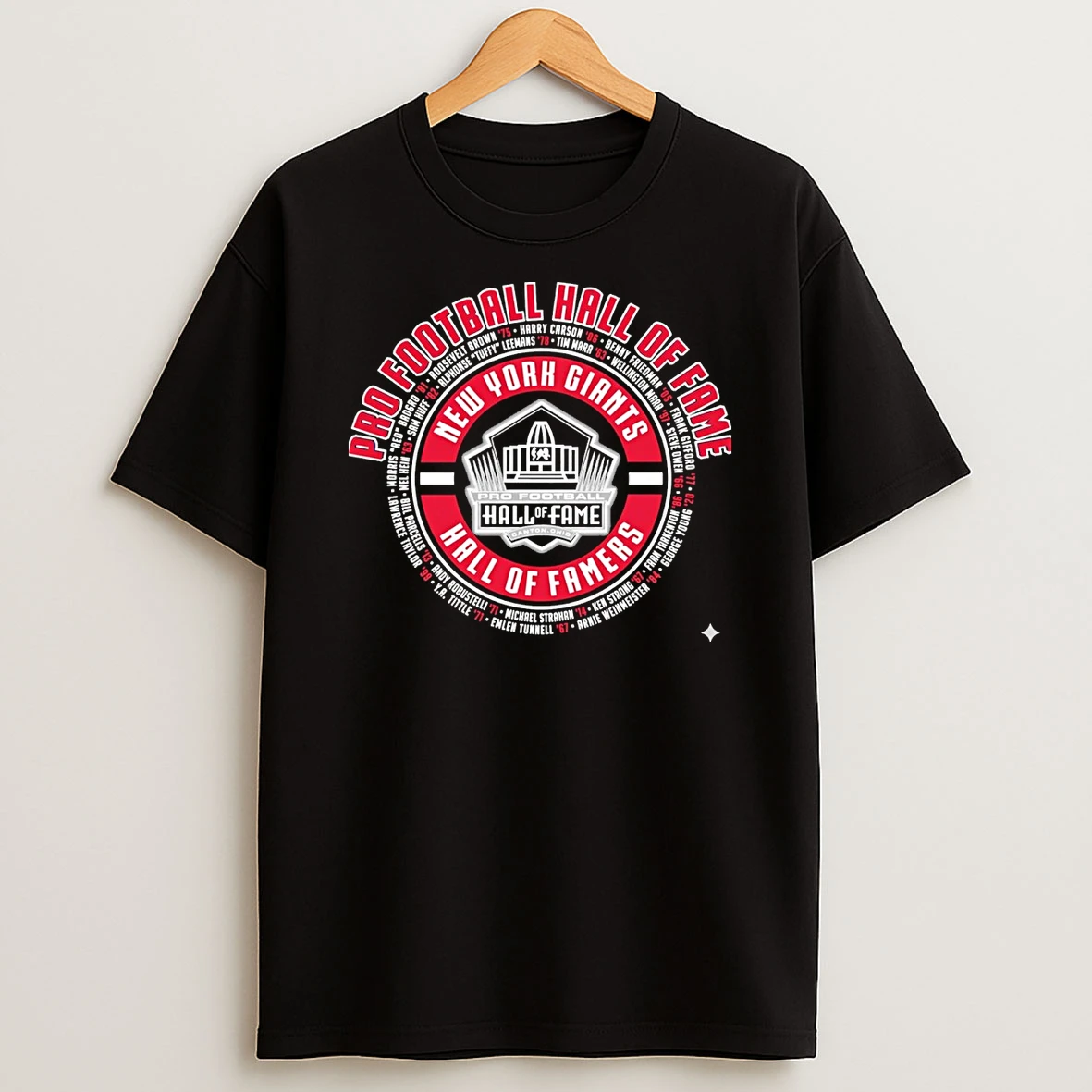 2025 New York Giants Pro Football Hall Of Famers Canton Ohio Shirts