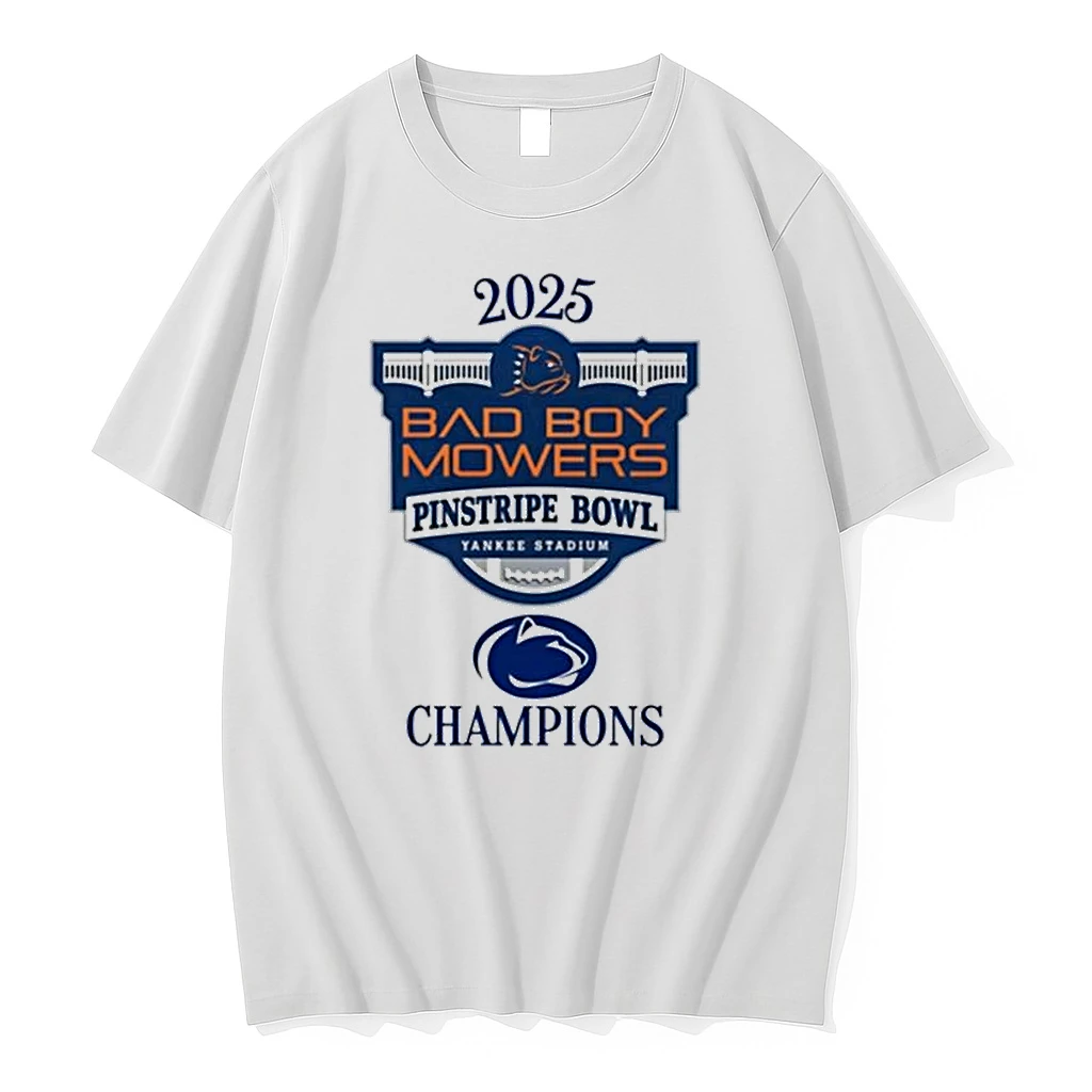 2025 Pinstripe Bowl Champions Penn State Nittany Lions Shirts