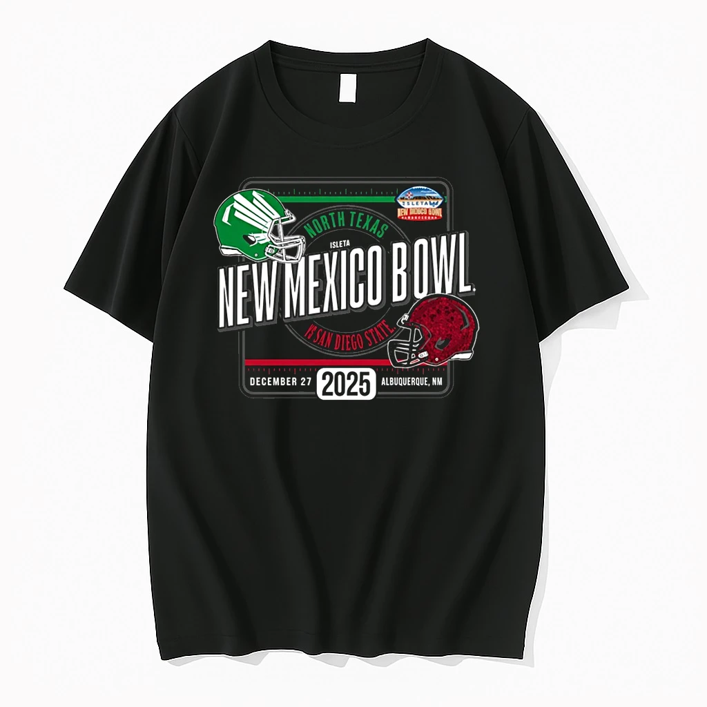 2025 Sdsu New Mexico Bowl North Texas Vs San Diego State On December 27 2025 At Albuquerque Nm Helmets Shirts
