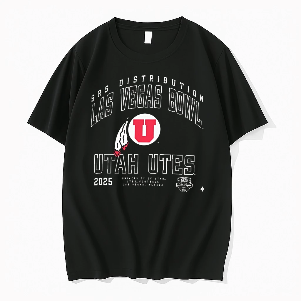 2025 Srs Distribution Las Vegas Bowl Utah Utes Arched Title Shirts