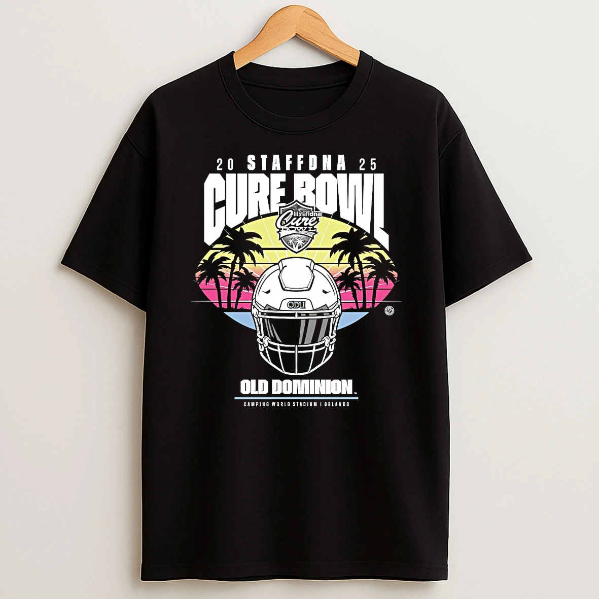 2025 Staffdna Cure Bowl Old Dominion Camping World Stadium Orlando Shirts