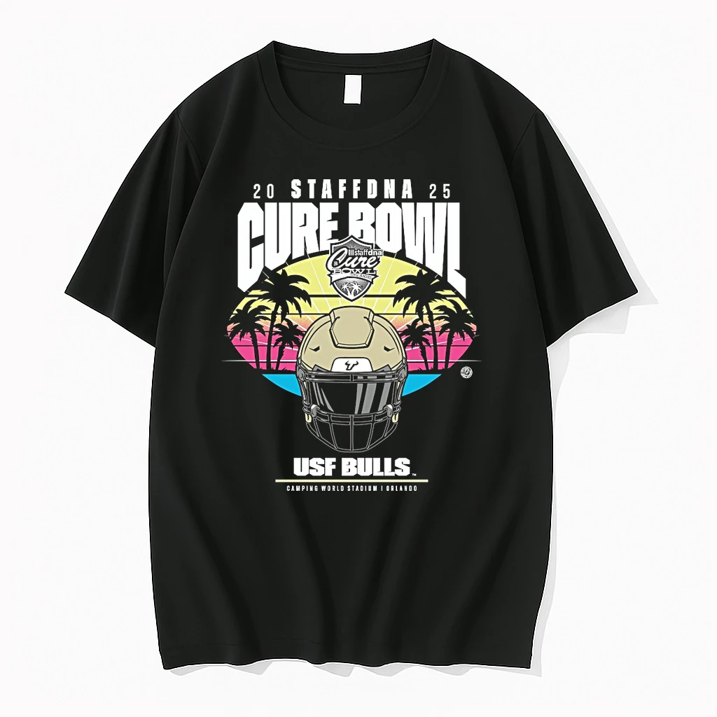 2025 Staffdna Cure Bowl Usf Bulls Camping World Stadium Orlando Shirts