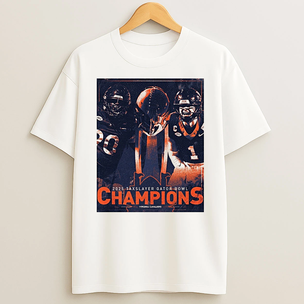 2025 Taxslayer Gator Bowl Champions Virginia Cavaliers Shirts
