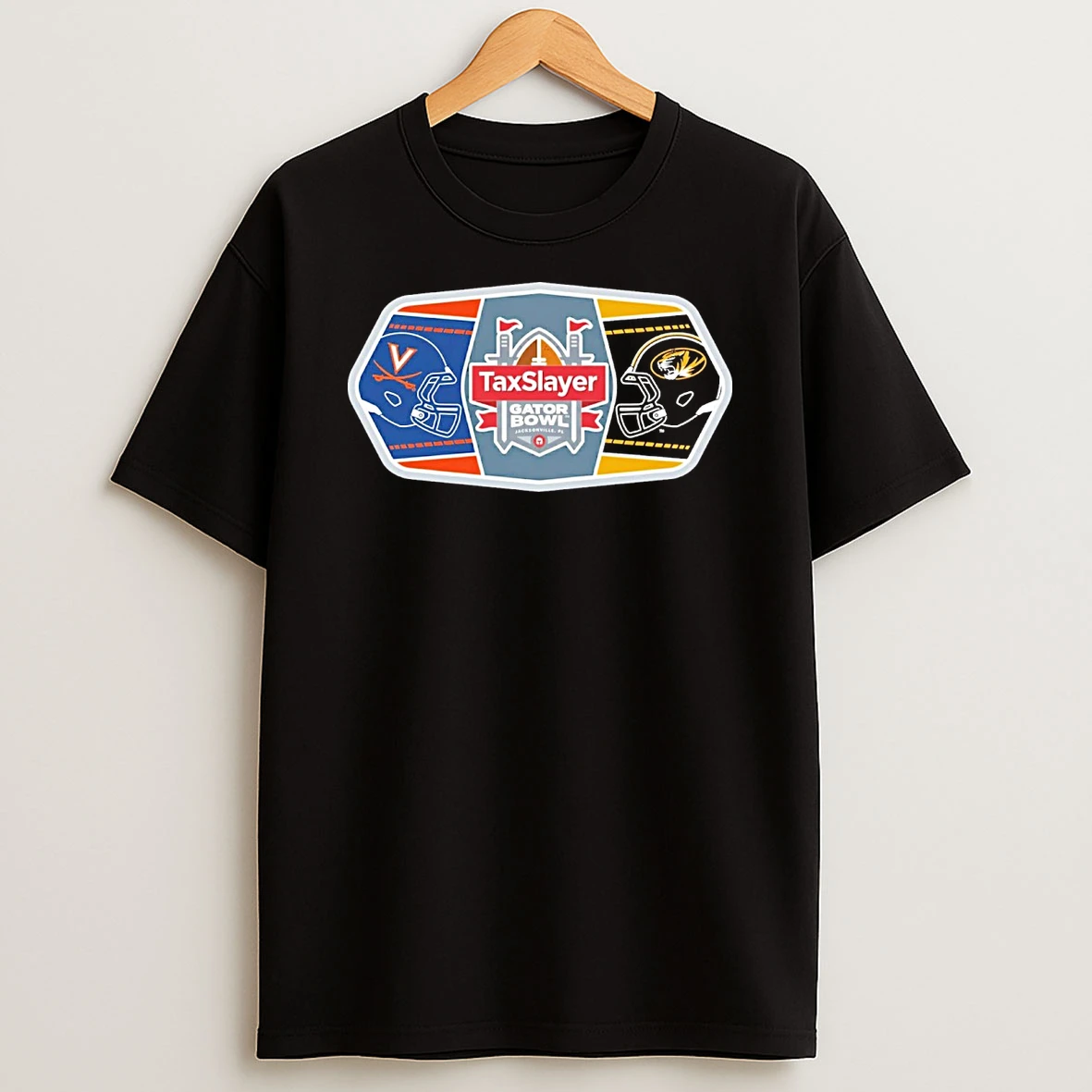 2025 Taxslayer Gator Bowl 2 Team Virginia Cavaliers Vs Missouri Tigers December 27 Shirts