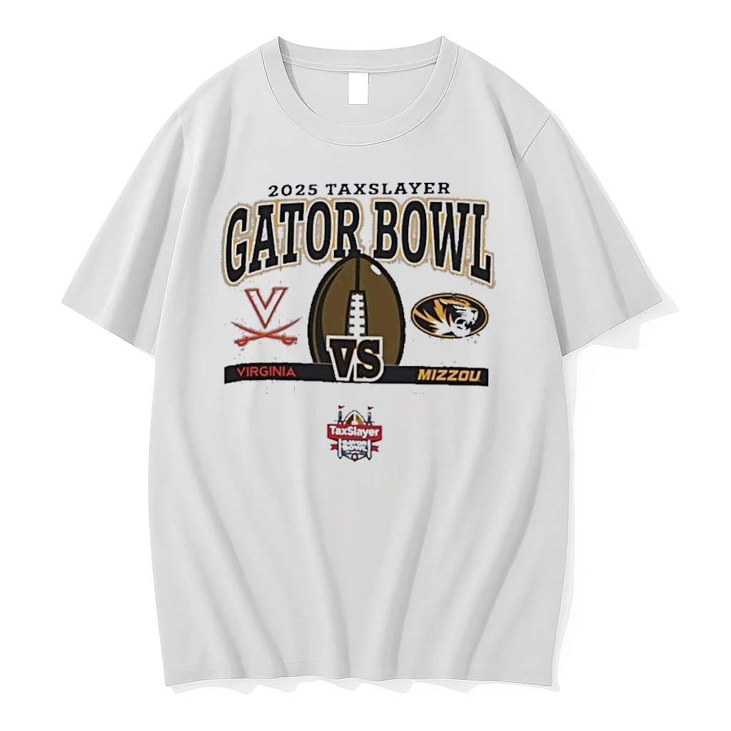 2025 Taxslayer Gator Bowl Mizzou Tigers Vs Virginia Shirts