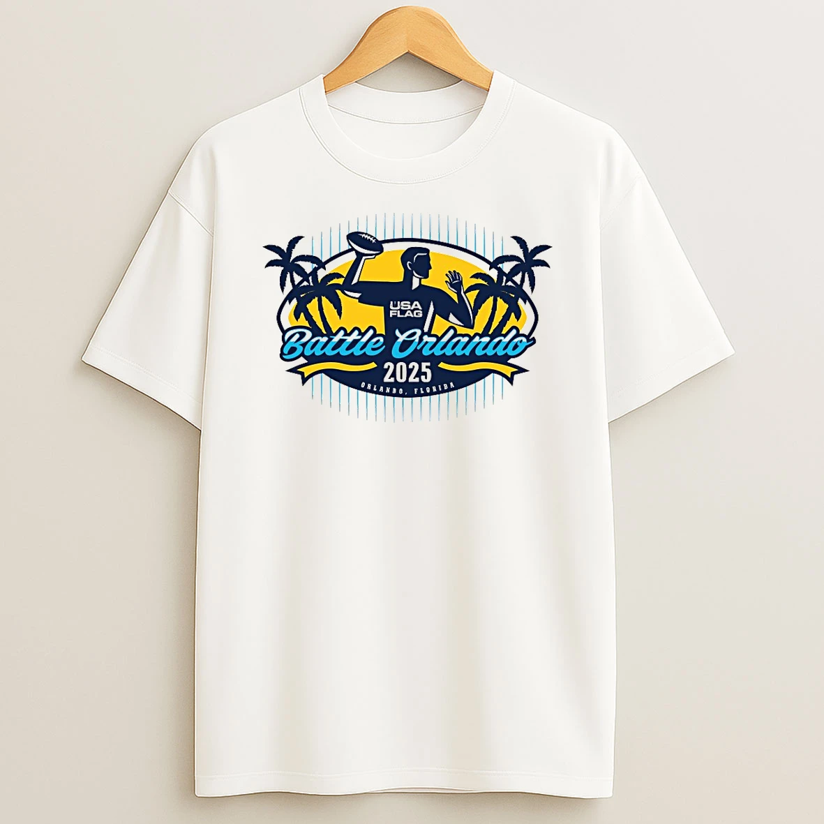 2025 Usa Flag Battle Orlando Florida Logo Shirts