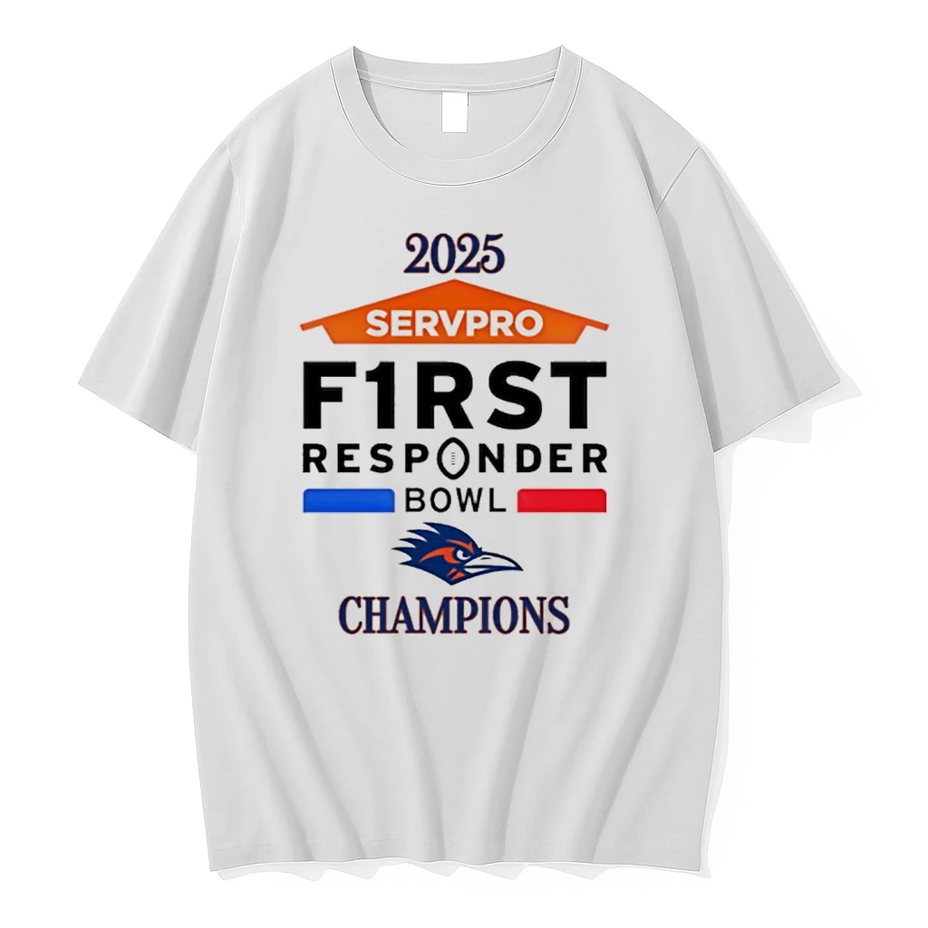 2025 Utsa Roadrunners Servpro First Responder Bowl Champions Shirts