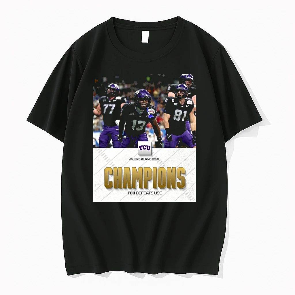 2025 Valero Alamo Bowl Tcu Defeats Usc Champions Shirts