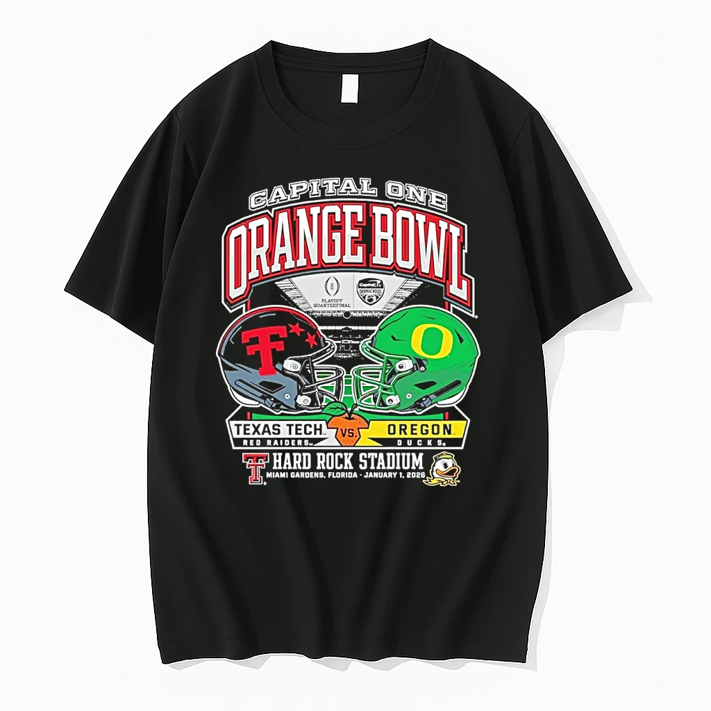 2026 Capital One Orange Bowl Dueling Helmets Vs Oregon January 1 Hard Rock Stadium Helmets Shirts